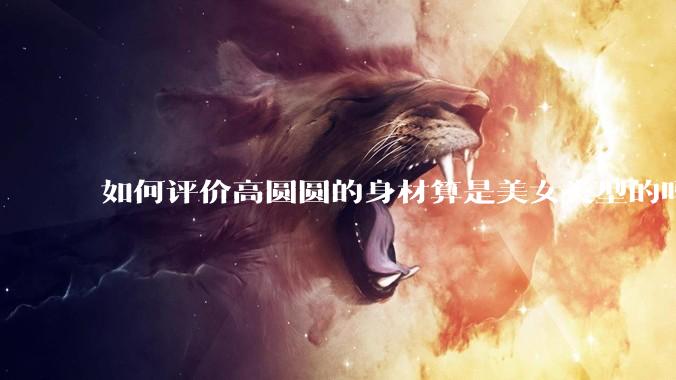 如何评价高圆圆的身材算是美女类型的吗?