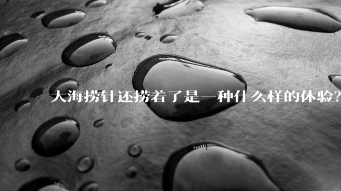 大海捞针还捞着了是一种什么样的体验?