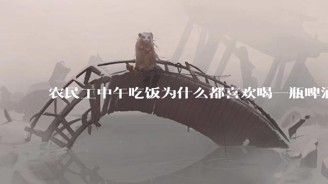 农民工中午吃饭为什么都喜欢喝一瓶啤酒呢?