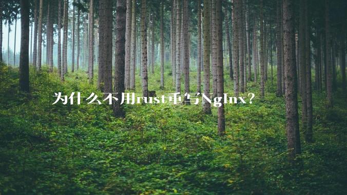 为什么不用rust重写Nginx?